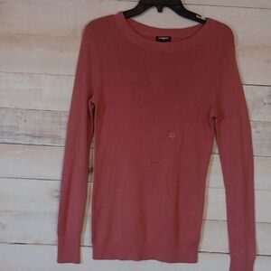 Express Dusty Rose Knit Top